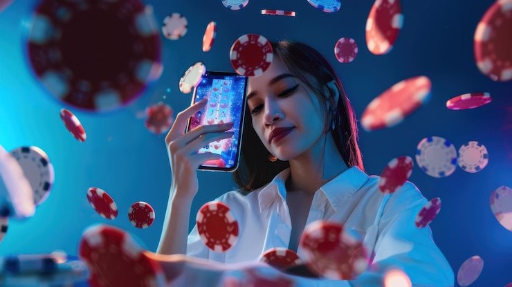 Multiple devices showing 789slot compatibility across Android and iOS